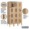 Salsbury Industries 4 Tier Vented Locker, 36"Wx66"Hx15"D, 12 Door, Tan, Unassembled 74355TN-U - alternate 2